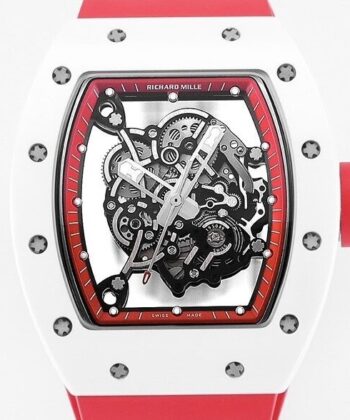 KV Factory RM055 Richard Mille V5 Red Rubber Strap Watch