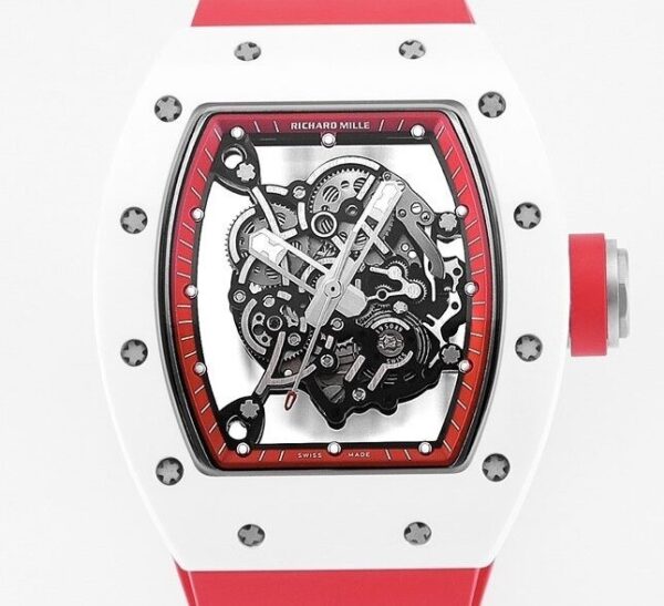 KV Factory RM055 Richard Mille V5 Red Rubber Strap Watch