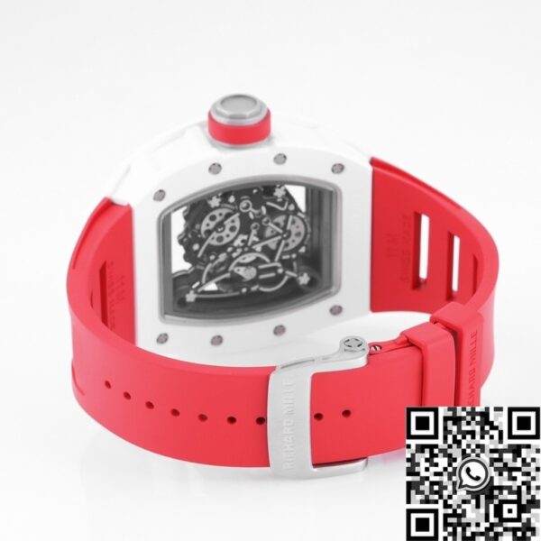 KV Factory RM055 Richard Mille V5 Red Rubber Strap Watch