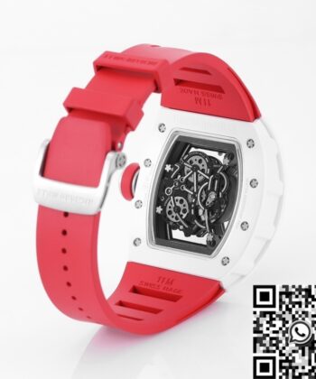 KV Factory RM055 Richard Mille V5 Red Rubber Strap Watch