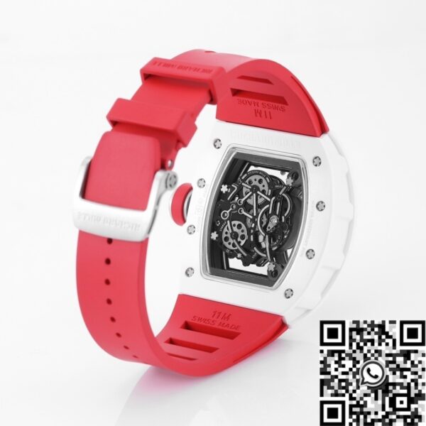 KV Factory RM055 Richard Mille V5 Red Rubber Strap Watch
