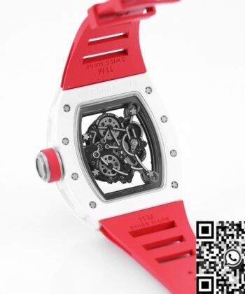 KV Factory RM055 Richard Mille V5 Red Rubber Strap Watch