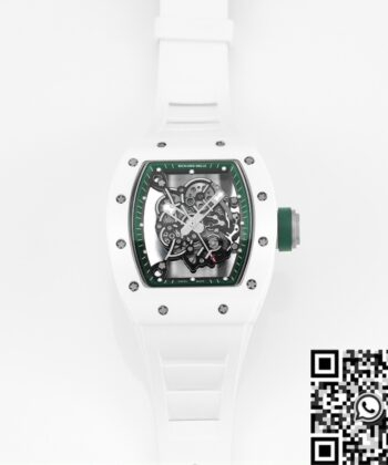 Richard Mille RM055 Replica V5 Green Dial Watch KV Factory
