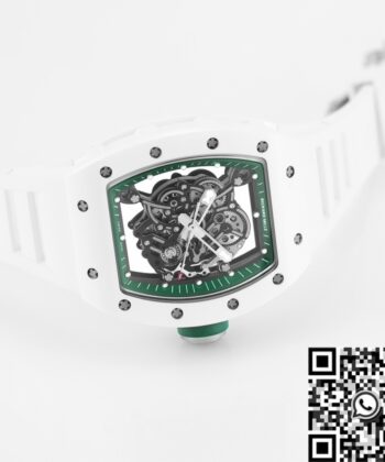 Richard Mille RM055 Replica V5 Green Dial Watch KV Factory