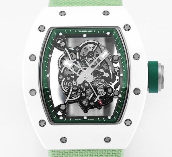 Fake Richard Mille RM055 Nylon Watchband Watch KV Factory