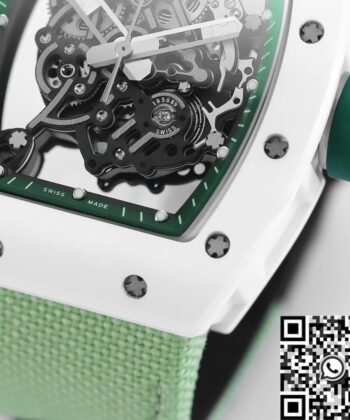 Fake Richard Mille RM055 Nylon Watchband Watch KV Factory