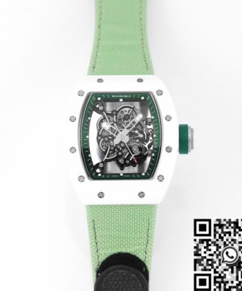 Fake Richard Mille RM055 Nylon Watchband Watch KV Factory
