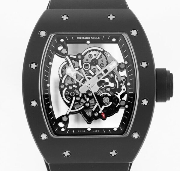 KV Factory RM055 Watch Richard Mille Black Ceramics
