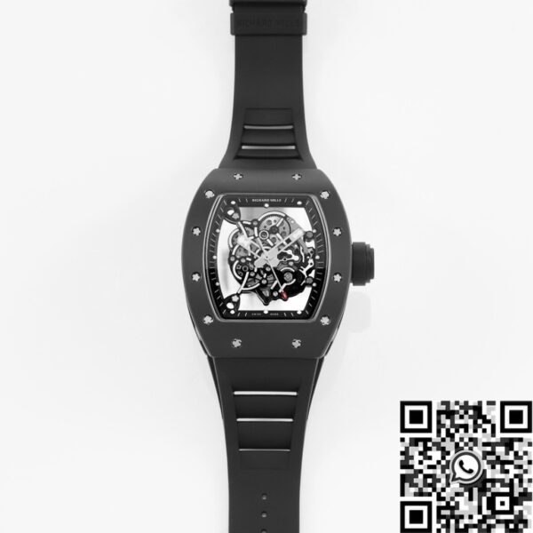 KV Factory RM055 Watch Richard Mille Black Ceramics