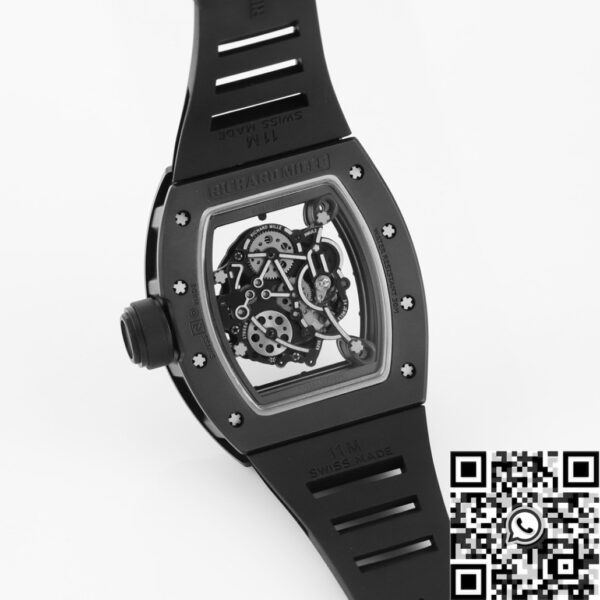 KV Factory RM055 Watch Richard Mille Black Ceramics