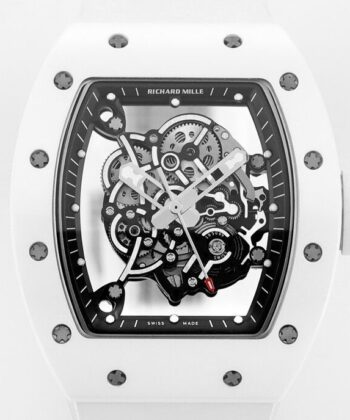 KV Factory RM055 Replica Richard Mille White Ceramics Watch