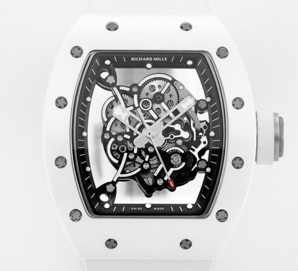 KV Factory RM055 Replica Richard Mille White Ceramics Watch