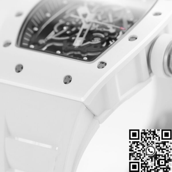 KV Factory RM055 Replica Richard Mille White Ceramics Watch