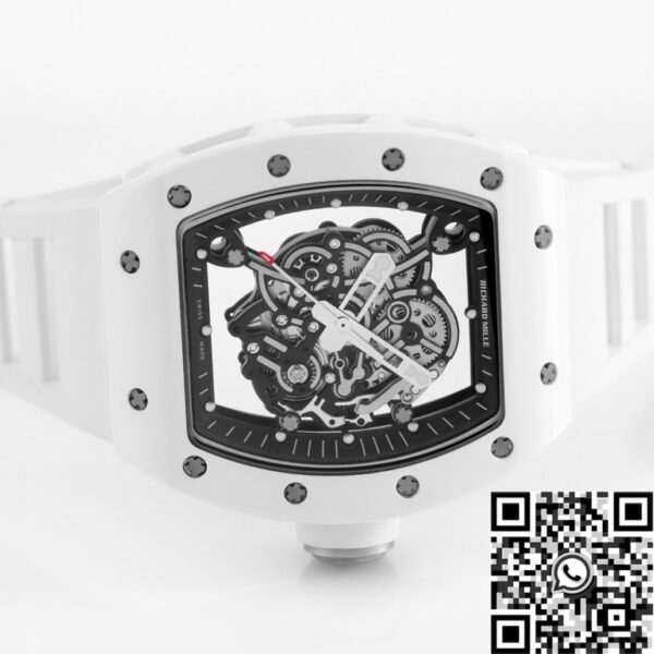 KV Factory RM055 Replica Richard Mille White Ceramics Watch