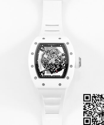 KV Factory RM055 Replica Richard Mille White Ceramics Watch