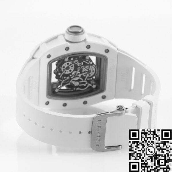 KV Factory RM055 Replica Richard Mille White Ceramics Watch