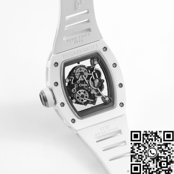 KV Factory RM055 Replica Richard Mille White Ceramics Watch