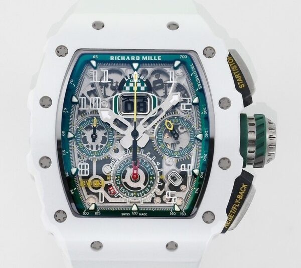 KV Factory RM11 Richard Mille White Ceramic Watch