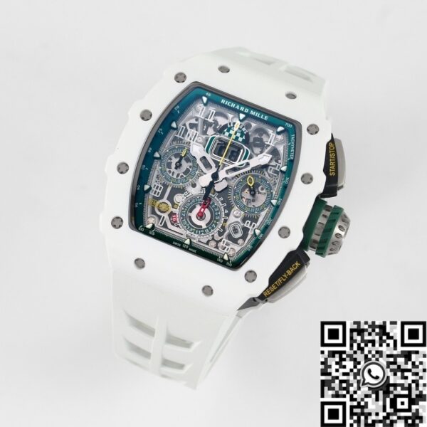KV Factory RM11 Richard Mille White Ceramic Watch