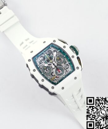 KV Factory RM11 Richard Mille White Ceramic Watch