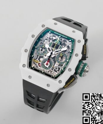 KV Factory RM11 Watch Richard Mille White Ceramic Black