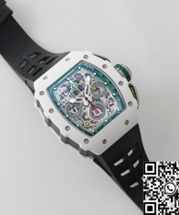 KV Factory RM11 Watch Richard Mille White Ceramic Black