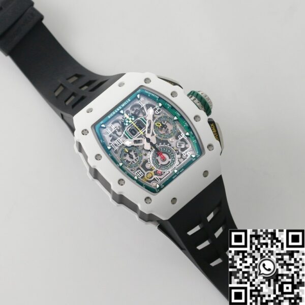 KV Factory RM11 Watch Richard Mille White Ceramic Black