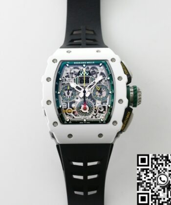 KV Factory RM11 Watch Richard Mille White Ceramic Black
