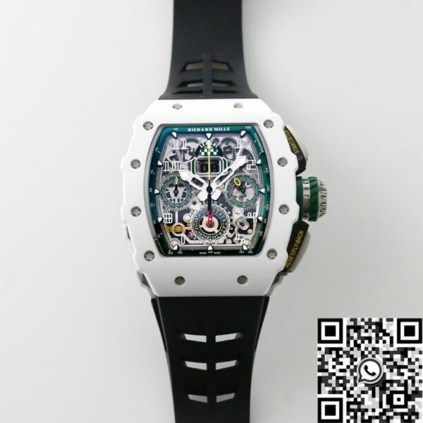 KV Factory RM11 Watch Richard Mille White Ceramic Black