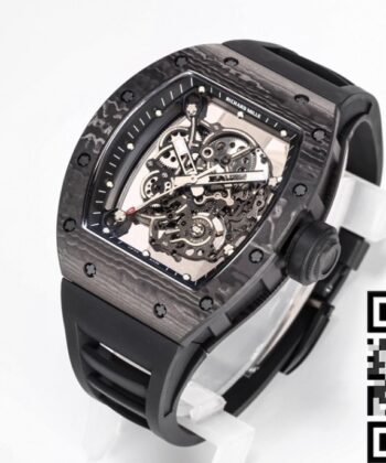 BBR Factory Richard Mille RM055 Black Carbon Fiber Case Watch