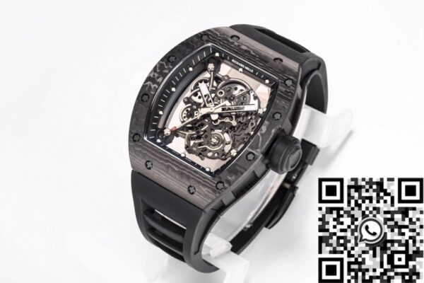 BBR Factory Richard Mille RM055 Black Carbon Fiber Case Watch