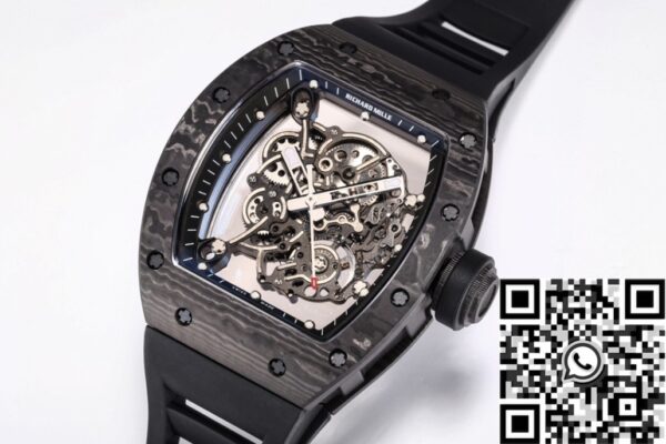 BBR Factory Richard Mille RM055 Black Carbon Fiber Case Watch