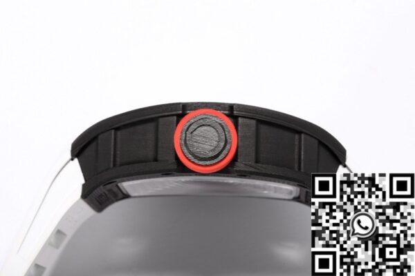 BBR Factory RM055 Watch Richard Mille White Rubber Strap