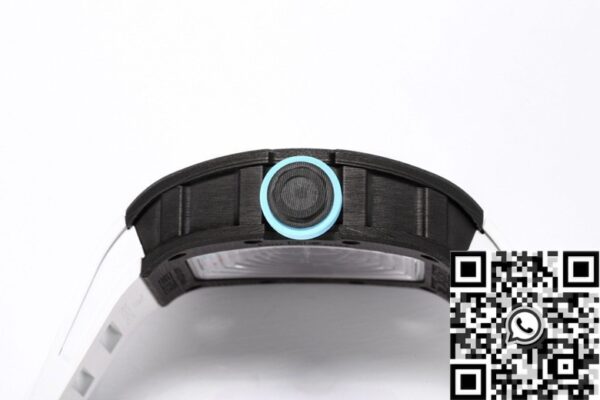 BBR Factory Men RM055 Richard Mille Blue Dial White Rubber