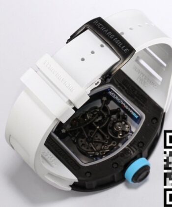 BBR Factory Men RM055 Richard Mille Blue Dial White Rubber