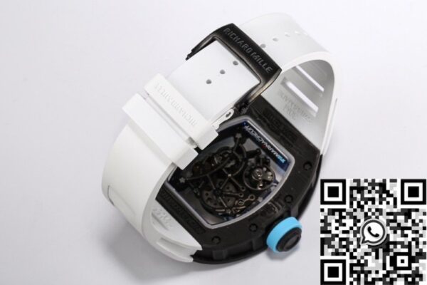 BBR Factory Men RM055 Richard Mille Blue Dial White Rubber
