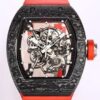 Richard Mille RM055 Fake Red Rubber Strap Watch BBR Factory