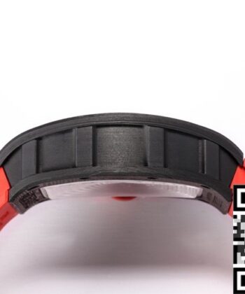 Richard Mille RM055 Fake Red Rubber Strap Watch BBR Factory