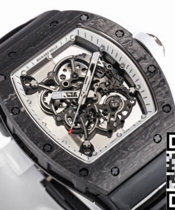 BBR Factory Fake RM055 Richard Mille White Dial Watch