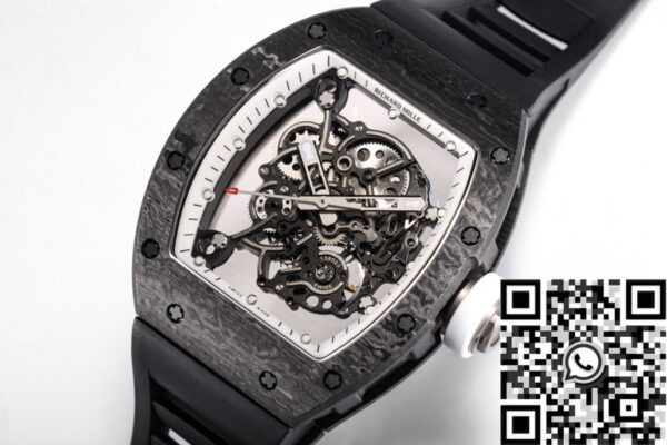 BBR Factory Fake RM055 Richard Mille White Dial Watch