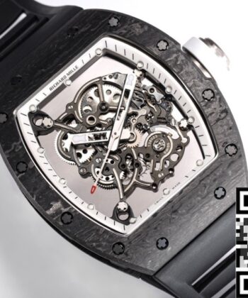 BBR Factory Fake RM055 Richard Mille White Dial Watch