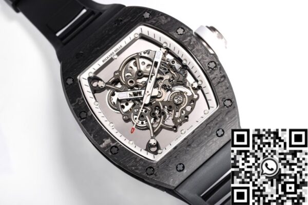 BBR Factory Fake RM055 Richard Mille White Dial Watch