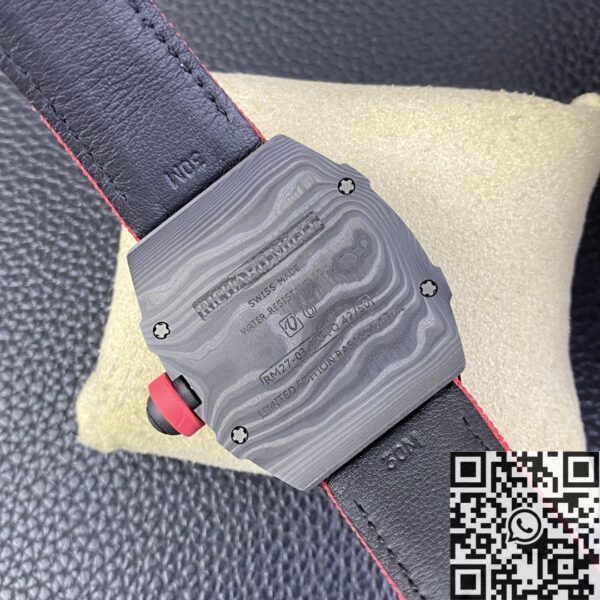 BBR RM27-03 Watch Richard Mille Tourbillon Black Carbon Fiber