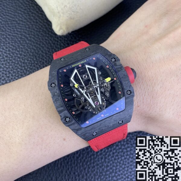 BBR RM27-03 Watch Richard Mille Tourbillon Black Carbon Fiber
