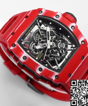 Richard Mille RM35-02 Red Carbon Fiber Case BBR Factory