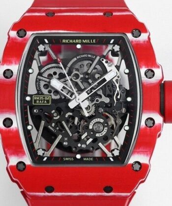 Richard Mille RM35-02 Red Carbon Fiber Case BBR Factory
