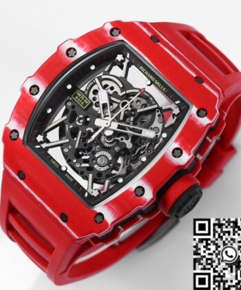 Richard Mille RM35-02 Red Carbon Fiber Case BBR Factory