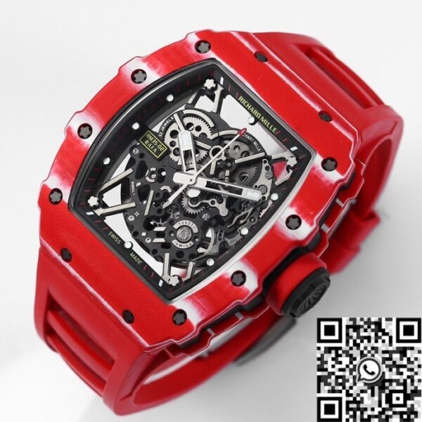 Richard Mille RM35-02 Red Carbon Fiber Case BBR Factory
