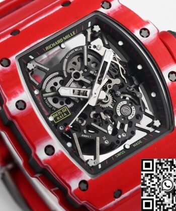 Richard Mille RM35-02 Red Carbon Fiber Case BBR Factory