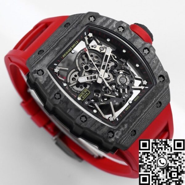 RM35-02 Fake Watch Richard Mille Red Strap BBR Factory